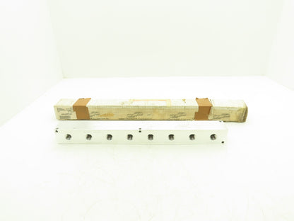 Daman AH0000808P Hydraulic 8 Station Aluminum Header Manifold