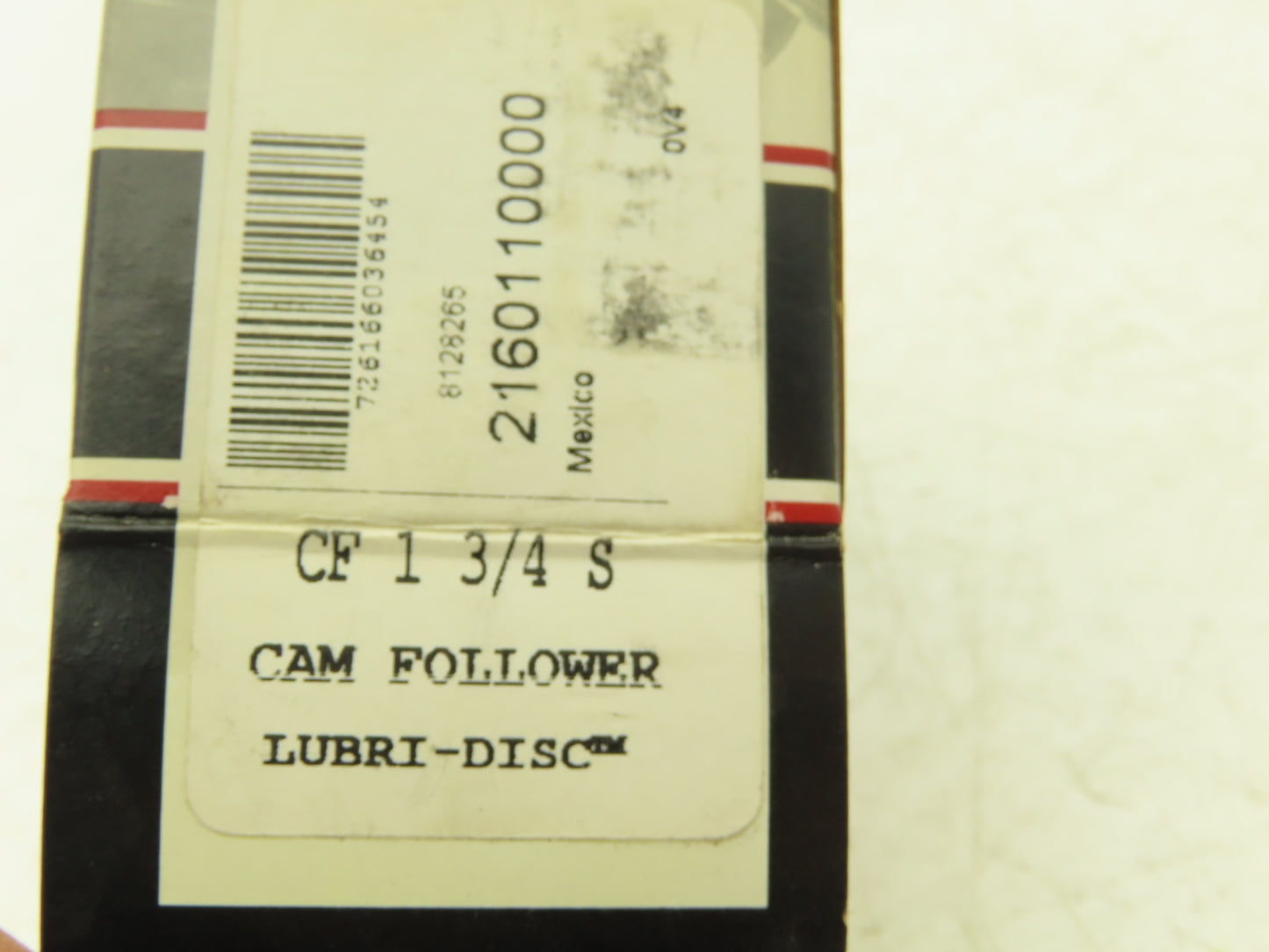 McGill CF 1 3/4 S Flat Cam Follower 1-3/4" Roller Dia Lubri-Disc Seal
