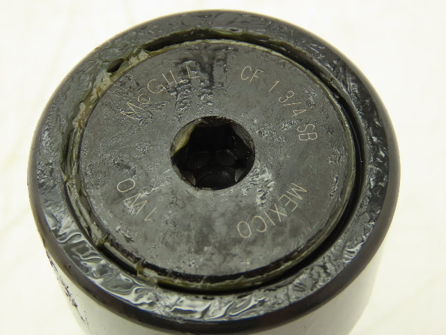 McGill CF 1 3/4 SB Flat Cam Follower 1-3/4" Roller Dia 1" Width Lubri-Disc Seal