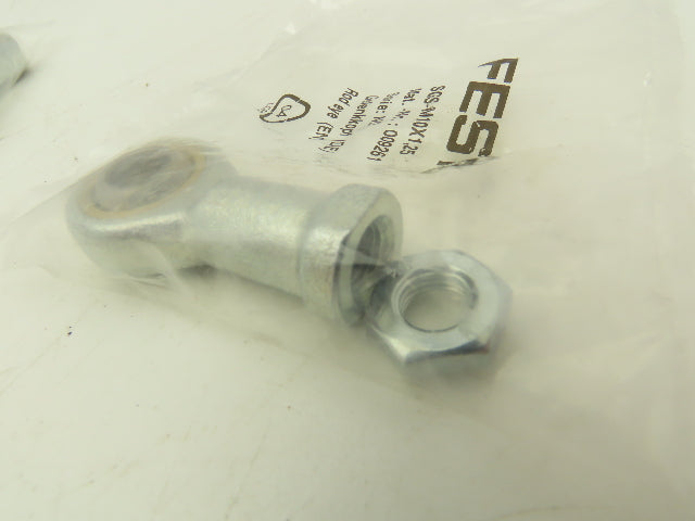Festo SGS-M10X1,25 009261 Rod End 10mm Eye M10-1.25 Thread Lot of 4