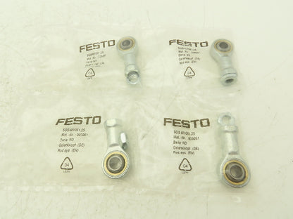 Festo SGS-M10X1,25 009261 Rod End 10mm Eye M10-1.25 Thread Lot of 4