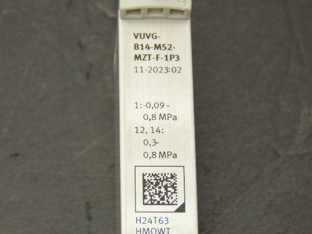 Festo VUVG-B14-M52-MZT-F-1P3 Pneumatic Air Solenoid Valve 2 Pos 5 Way 24V Coil