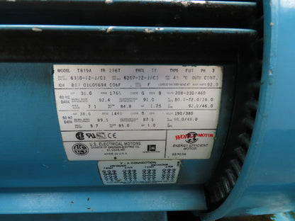 Continental PVR15-30B10 RHM Hydraulic Power Unit 33.5 GPM 1000 PSI 30Hp 100 Gal