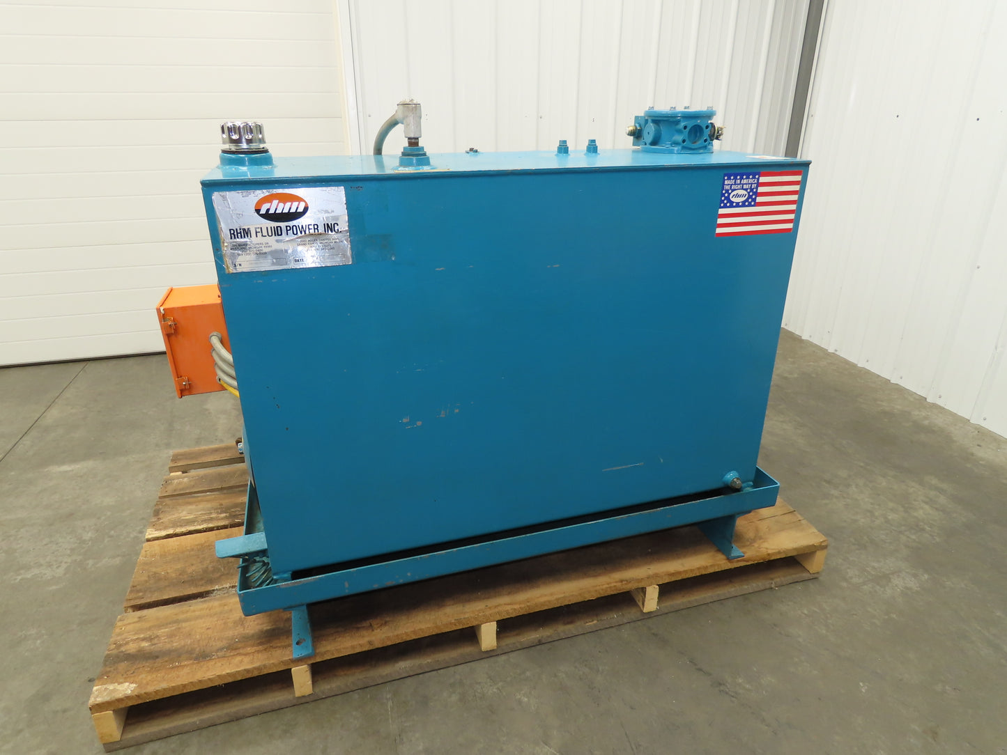 Continental PVR15-30B10 RHM Hydraulic Power Unit 33.5 GPM 1000 PSI 30Hp 100 Gal