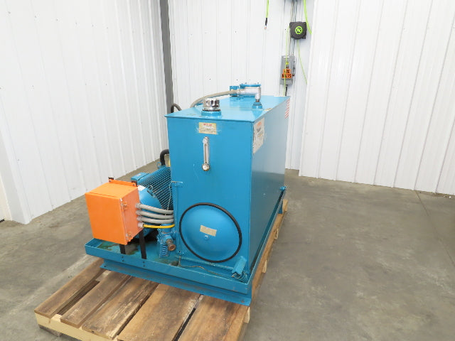 Continental PVR15-30B10 RHM Hydraulic Power Unit 33.5 GPM 1000 PSI 30Hp 100 Gal