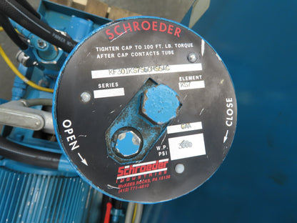 Continental PVR15-30B10 RHM Hydraulic Power Unit 33.5 GPM 1000 PSI 30Hp 100 Gal