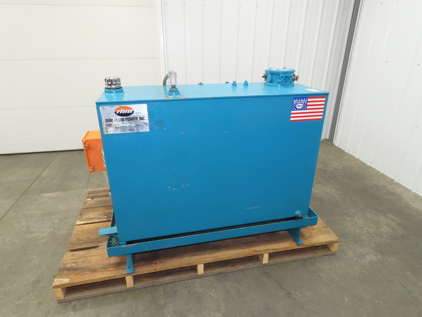 Continental PVR15-30B10 RHM Hydraulic Power Unit 33.5 GPM 1000 PSI 30Hp 100 Gal