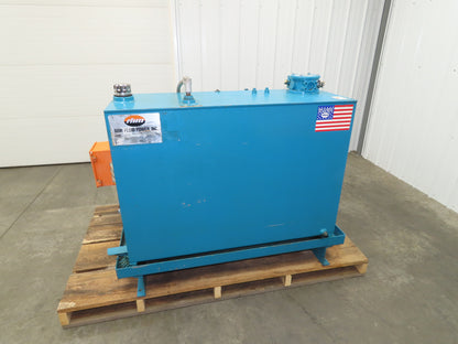 Continental PVR15-30B10 RHM Hydraulic Power Unit 33.5 GPM 1000 PSI 30Hp 100 Gal