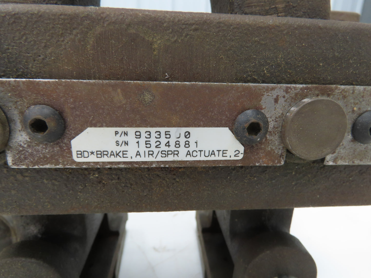 Nexen 933500 BD Series Caliper Brake Spring Actuated Air released Foot Mount