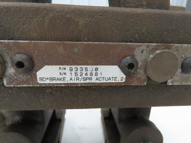 Nexen 933500 BD Series Caliper Brake Spring Actuated Air released Foot Mount