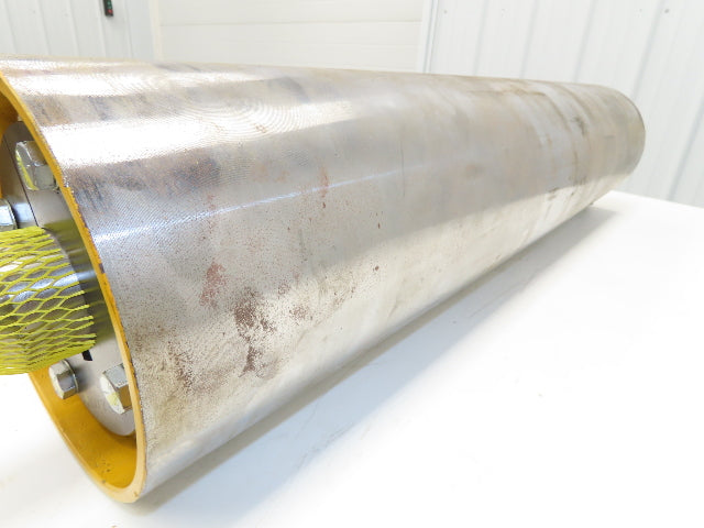 Hytrol 914.24370T Belt Conveyor Take-Up Pulley 8-5/8"x 37"BW 1-15/16"Shaft XT35