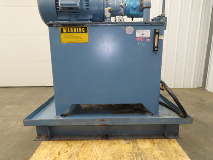 Continental PVR15-20B15 Hydraulic Pump Power Unit 21 GPM 1500 PSI 15Hp 230/460V