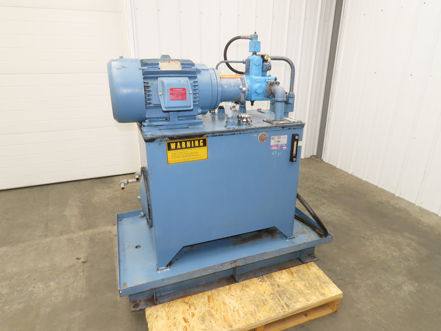 Continental PVR15-20B15 Hydraulic Pump Power Unit 21 GPM 1500 PSI 15Hp 230/460V