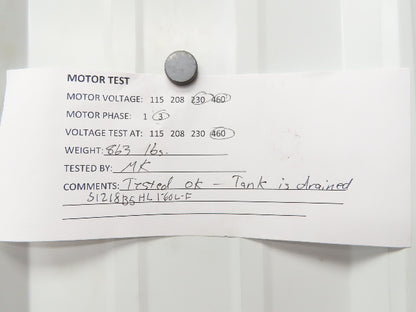 Continental PVR15-20B15 Hydraulic Pump Power Unit 21 GPM 1500 PSI 15Hp 230/460V