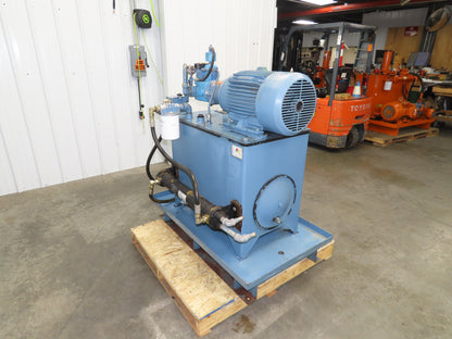 Continental PVR15-20B15 Hydraulic Pump Power Unit 21 GPM 1500 PSI 15Hp 230/460V