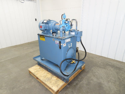 Continental PVR15-20B15 Hydraulic Pump Power Unit 21 GPM 1500 PSI 15Hp 230/460V