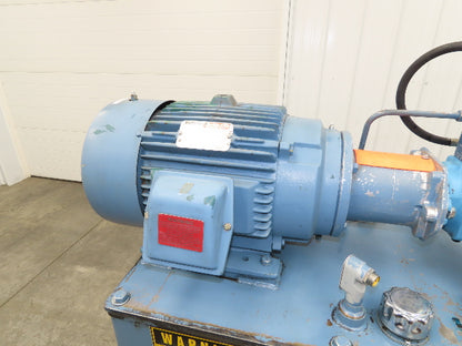 Continental PVR15-20B15 Hydraulic Pump Power Unit 21 GPM 1500 PSI 15Hp 230/460V