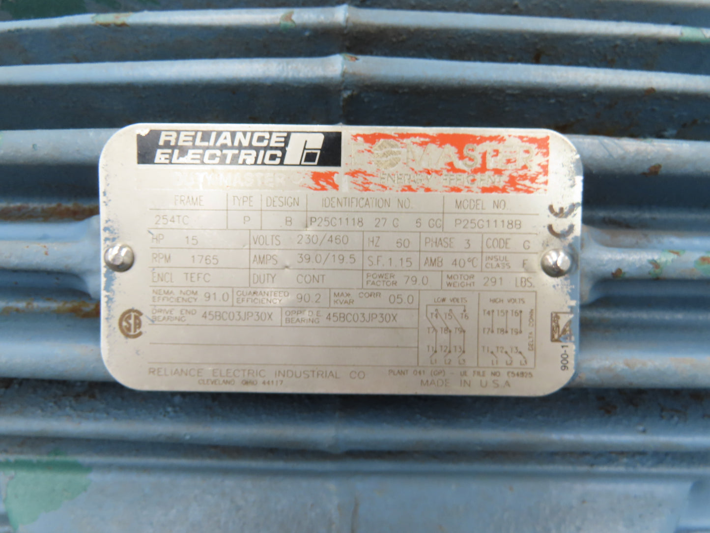 Continental PVR15-20B15 Hydraulic Pump Power Unit 21 GPM 1500 PSI 15Hp 230/460V