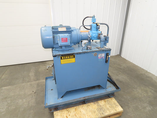 Continental PVR15-20B15 Hydraulic Pump Power Unit 21 GPM 1500 PSI 15Hp 230/460V