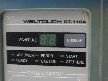 Miyachi CT-110A Weltouch Welding Controller Power Supply Weld Monitor