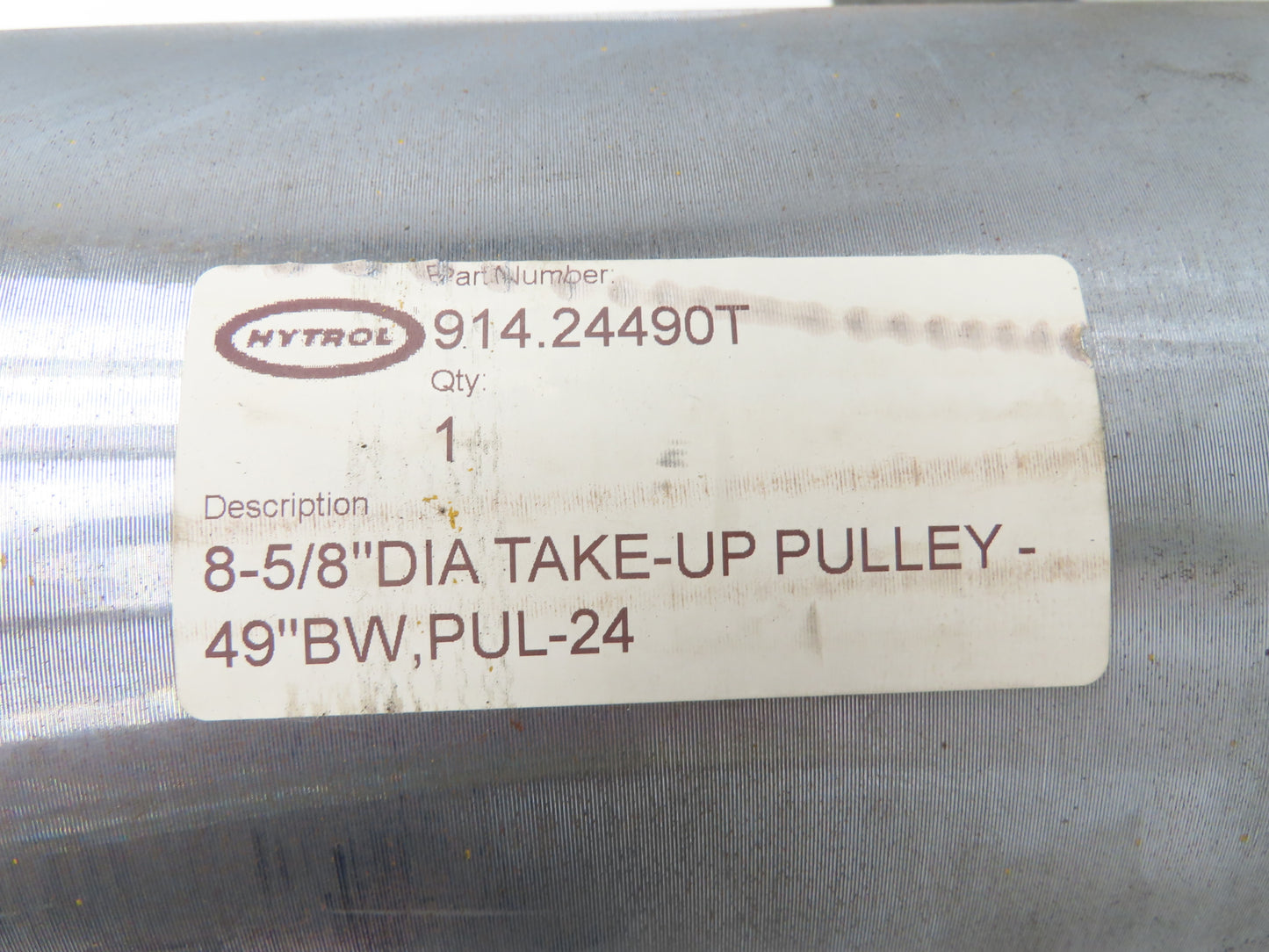 Hytrol 914.24490T Belt Conveyor Take-Up Pulley 8-5/8"x 49"BW 1-15/16"Shaft XT35