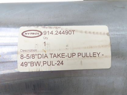 Hytrol 914.24490T Belt Conveyor Take-Up Pulley 8-5/8"x 49"BW 1-15/16"Shaft XT35
