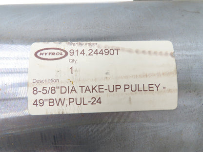 Hytrol 914.24490T Belt Conveyor Take-Up Pulley 8-5/8"x 49"BW 1-15/16"Shaft XT35