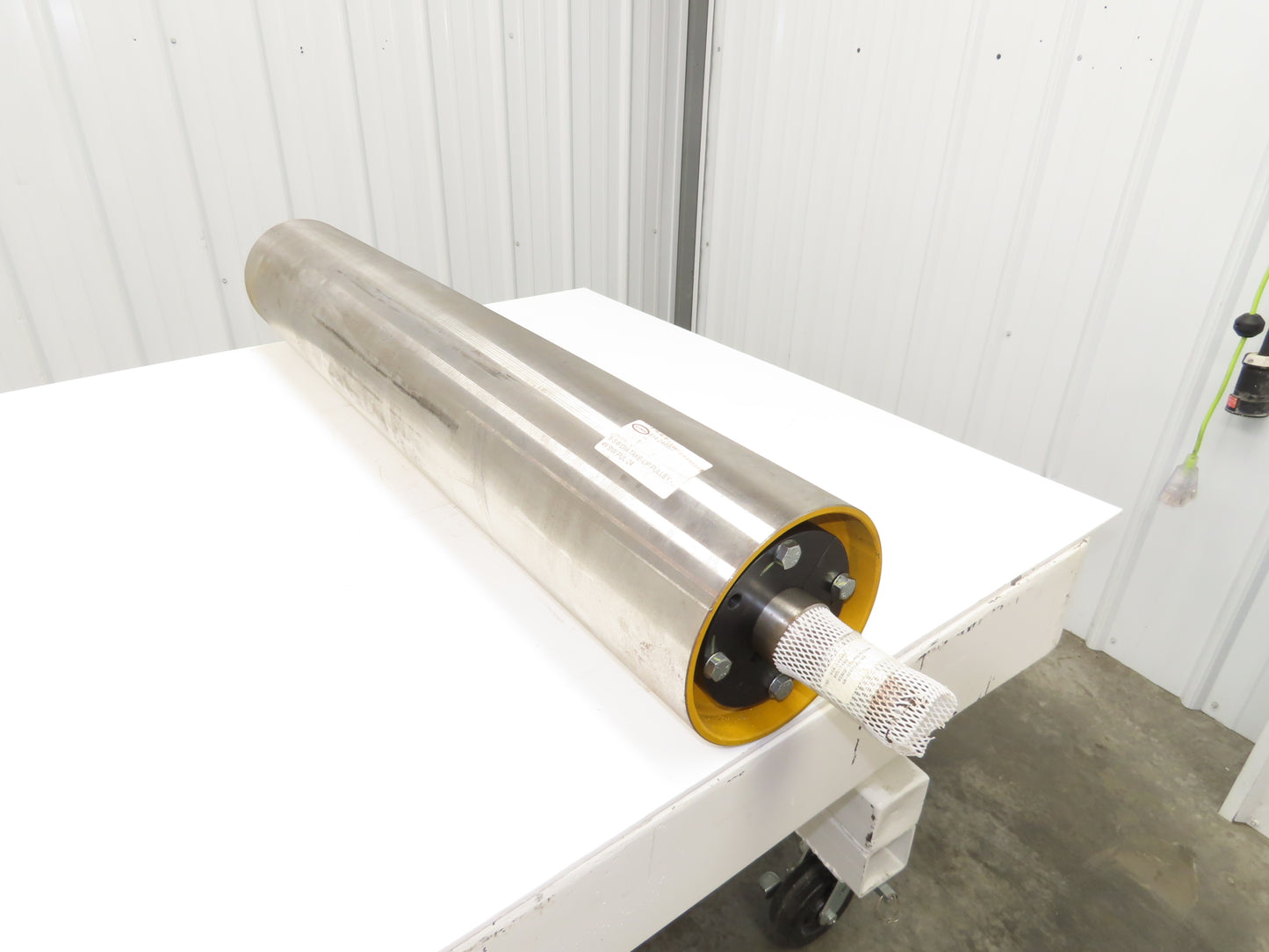 Hytrol 914.24490T Belt Conveyor Take-Up Pulley 8-5/8"x 49"BW 1-15/16"Shaft XT35