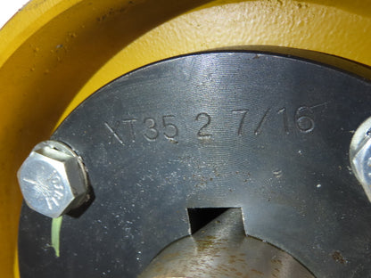 Hytrol 914.24490T Belt Conveyor Take-Up Pulley 8-5/8"x 49"BW 1-15/16"Shaft XT35