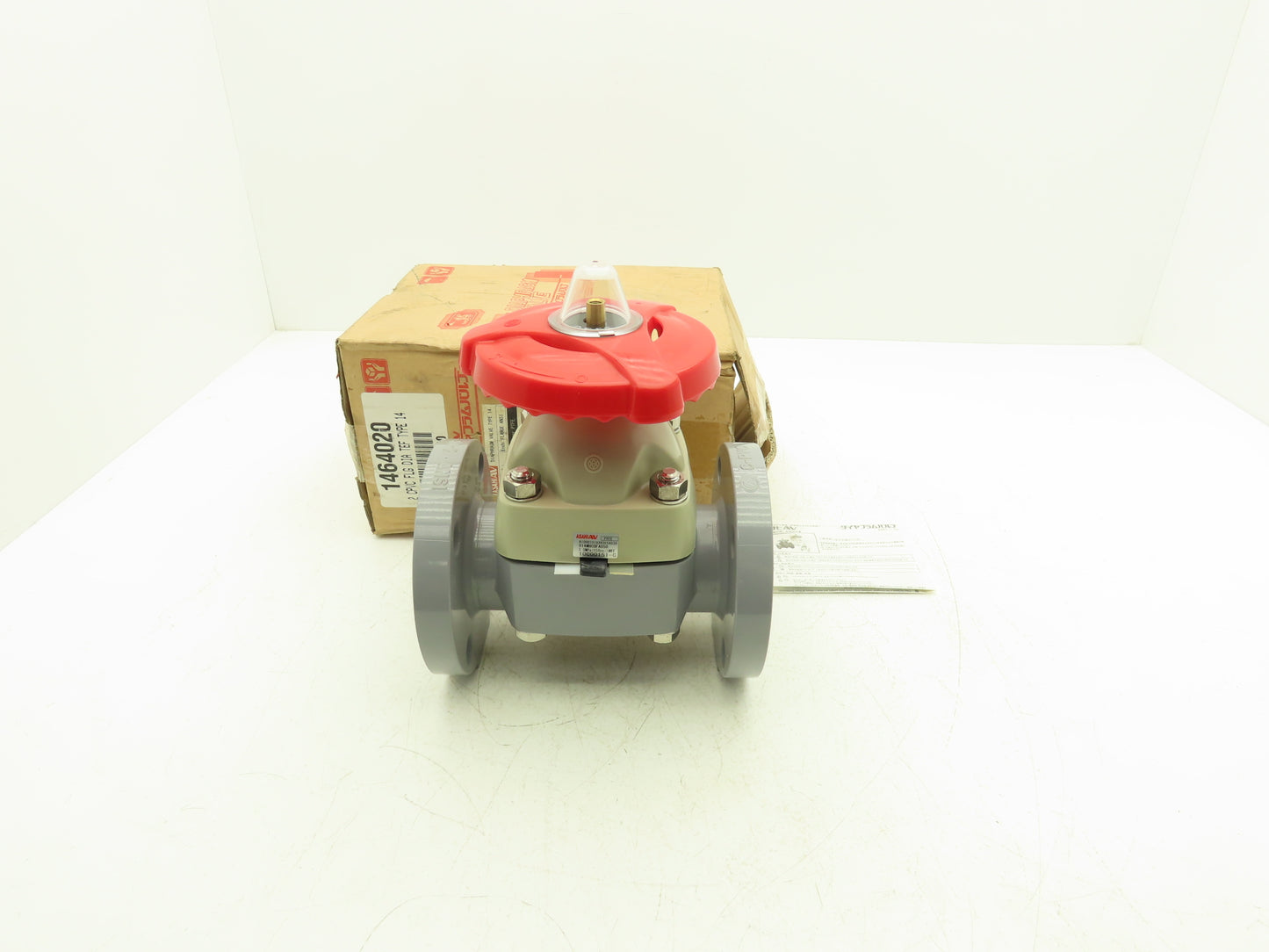 Asahi AV AA1464020 2" Diaphragm Valve ANSI Type 14 CPVC Body PTFE Elastomer
