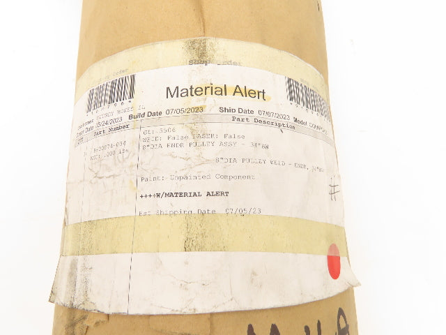 Hytrol B-00874-034 Belt Conveyor Lagged Drive Pulley 8"x 34"BW 1-3/16"Shaft