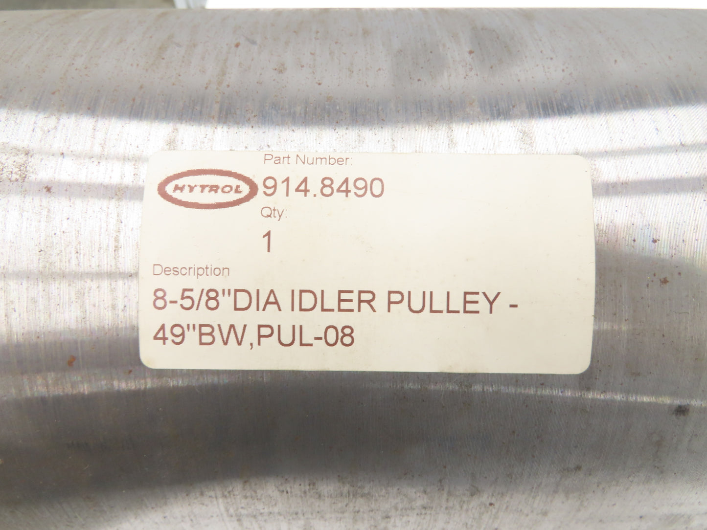 Hytrol 914.8490 Belt Conveyor Idler Pulley 8-5/8"x 49"BW 1-15/16"Shaft XT35