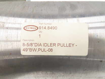 Hytrol 914.8490 Belt Conveyor Idler Pulley 8-5/8"x 49"BW 1-15/16"Shaft XT35