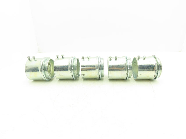 Thomas & Betts EMT Connector Fitting 3" Steel Set Screw Steel City Lot of 5