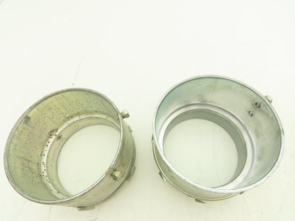 Assorted Brands EMT Connector Fitting 4" Steel Set Screw Steel City Lot of 5