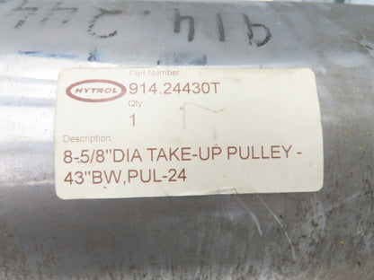 Hytrol 914.24430T Belt Conveyor Take-Up Pulley 8-5/8"x 43"BW 1-15/16"Shaft XT35