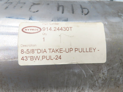 Hytrol 914.24430T Belt Conveyor Take-Up Pulley 8-5/8"x 43"BW 1-15/16"Shaft XT35