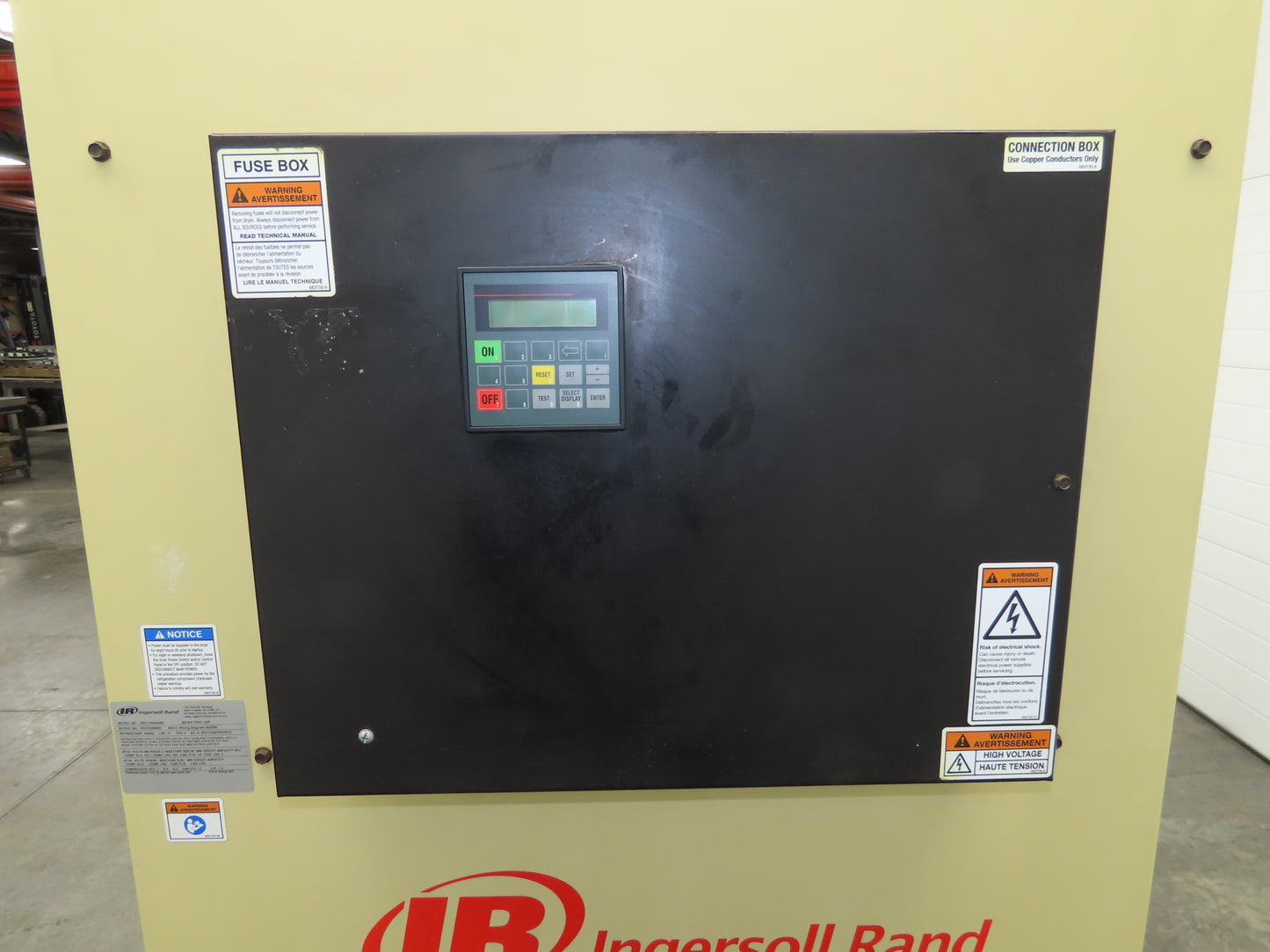 Ingersoll Rand NVC1600A40N Nirvana NVC Air Compressor Dryer 1600CFM 10Hp 460V 4"