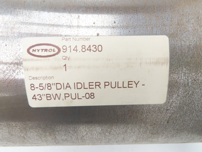 Hytrol 914.8430 Belt Conveyor Idler Pulley 8-5/8"x 43"BW 2-7/16"Shaft XT35