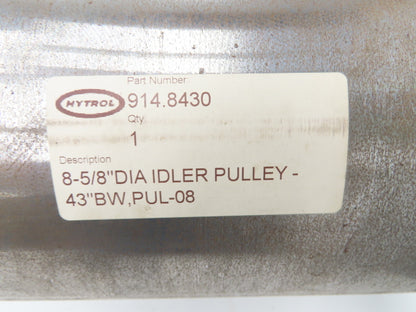 Hytrol 914.8430 Belt Conveyor Idler Pulley 8-5/8"x 43"BW 2-7/16"Shaft XT35