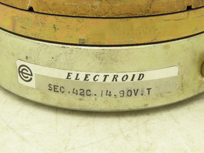 Electroid SEC.42C.14.90V.T Electromagnetic Motor Clutch Break 90V 7/8" Shaft
