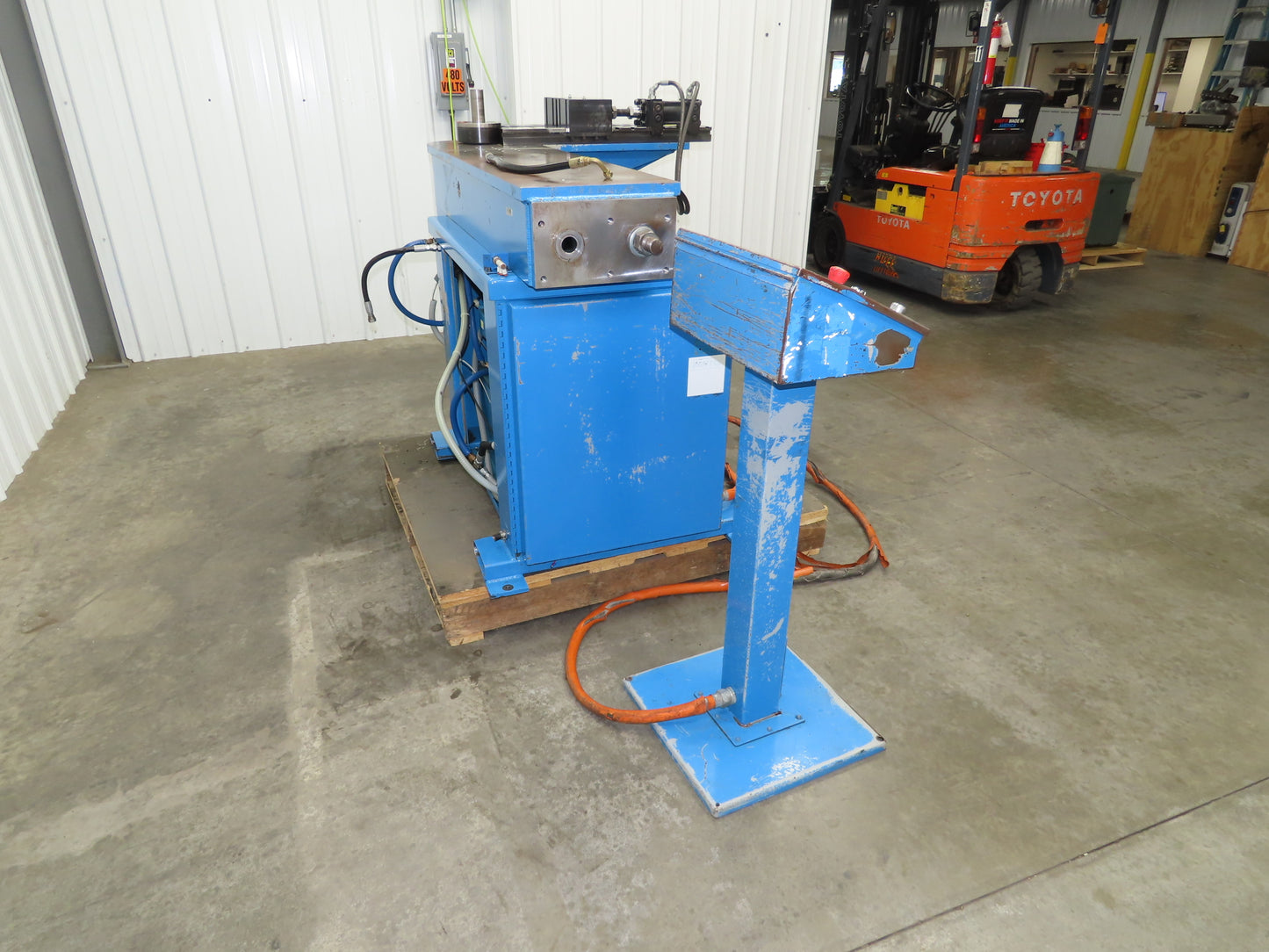 Bentec BT-220 Rotary Draw Pipe Tube Bender Frame Missing Controls