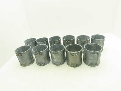 Thomas & Betts Neer EMT Coupling Fitting 4" Steel Set Screw Steel City Lot of 11