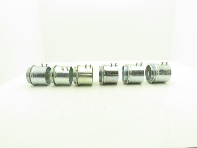Thomas & Betts EMT Connector Fitting 3" Steel Set Screw Steel City Lot of 6