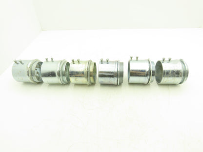 Thomas & Betts EMT Connector Fitting 3" Steel Set Screw Steel City Lot of 6