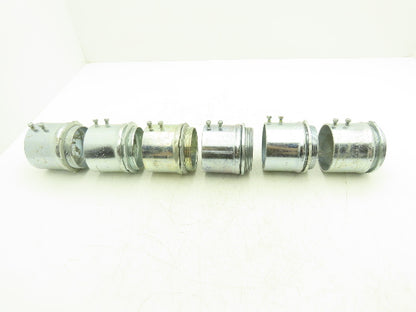 Thomas & Betts EMT Connector Fitting 3" Steel Set Screw Steel City Lot of 6