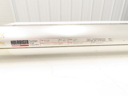 Hoerbiger-Origa P124-L/26X18BM Rodless Pneumatic Band Cylinder 18" Stroke