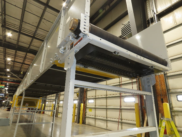 Hytrol BPC 49"x 64' Slider Bed Conveyor 47"Belt 7.5Hp 3PH Center Drive 80fpm