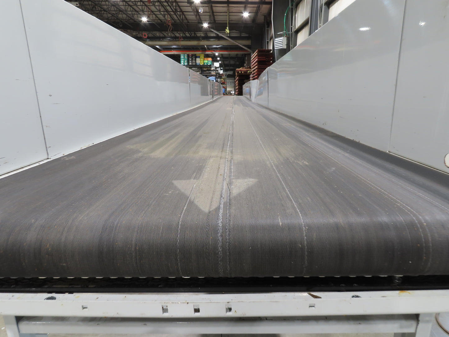 Hytrol BPC 49"x 64' Slider Bed Conveyor 47"Belt 7.5Hp 3PH Center Drive 80fpm