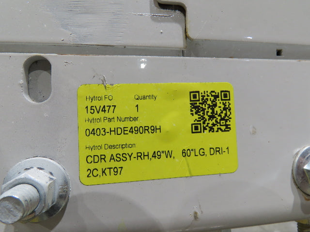 Hytrol BPC 49"x 64' Slider Bed Conveyor 47"Belt 7.5Hp 3PH Center Drive 80fpm